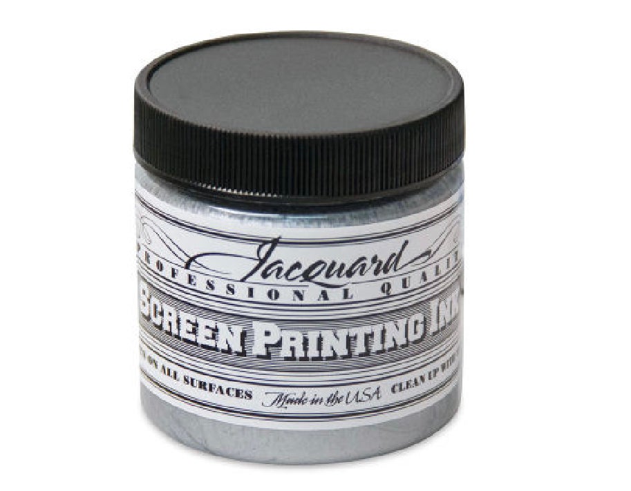 Jacquard Professional Screen Printing Ink 4 oz. - Silver